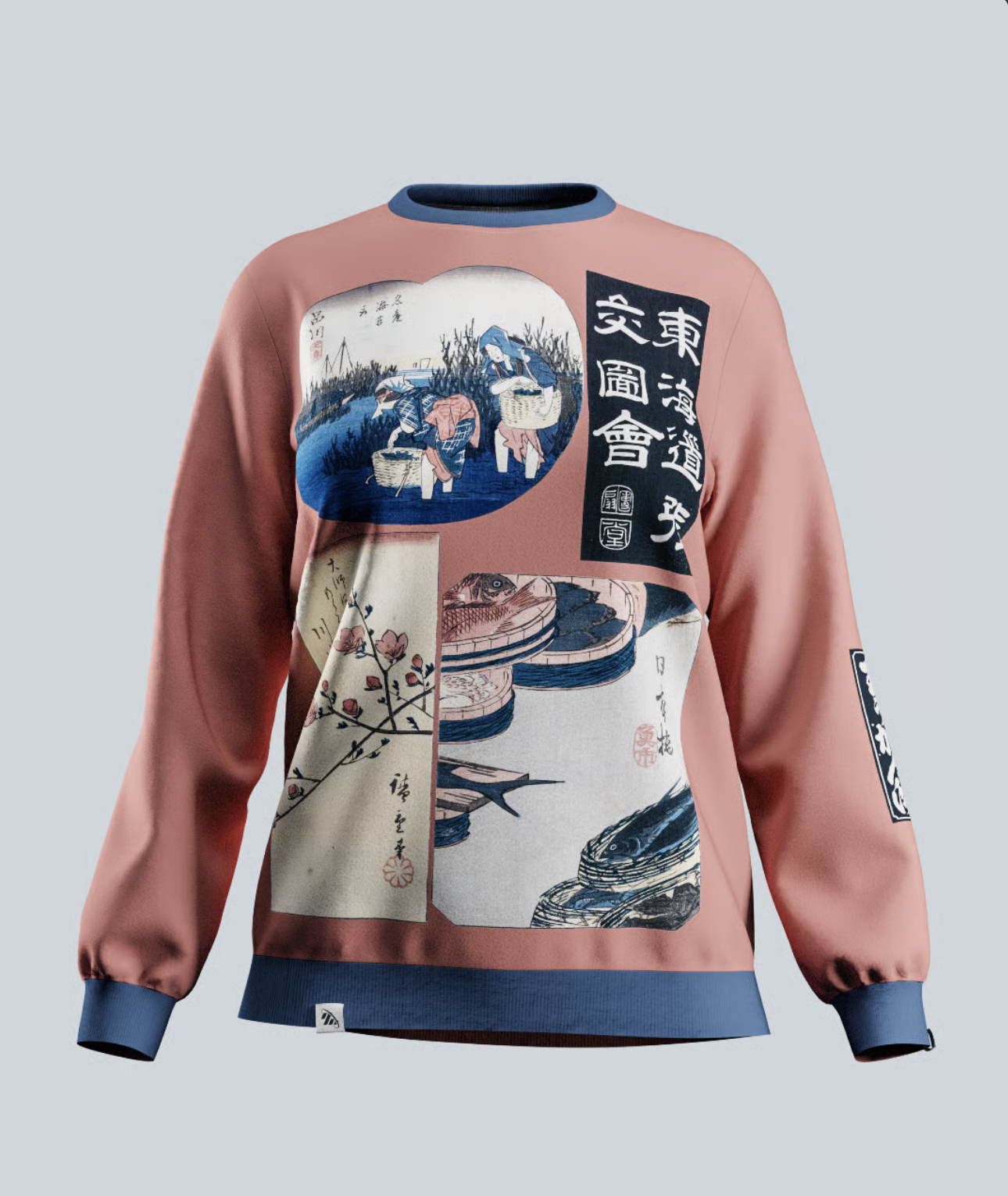 3D Feminine Sweater Mockup
